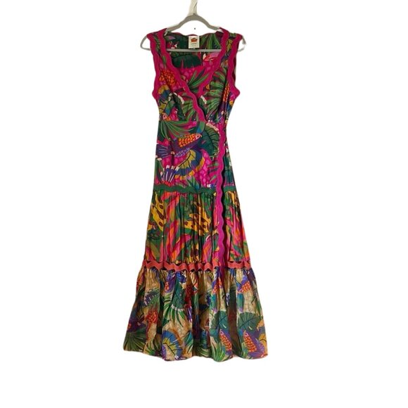 Farm Rio - Painted Toucans Maxi Dress - Picture 1 of 9